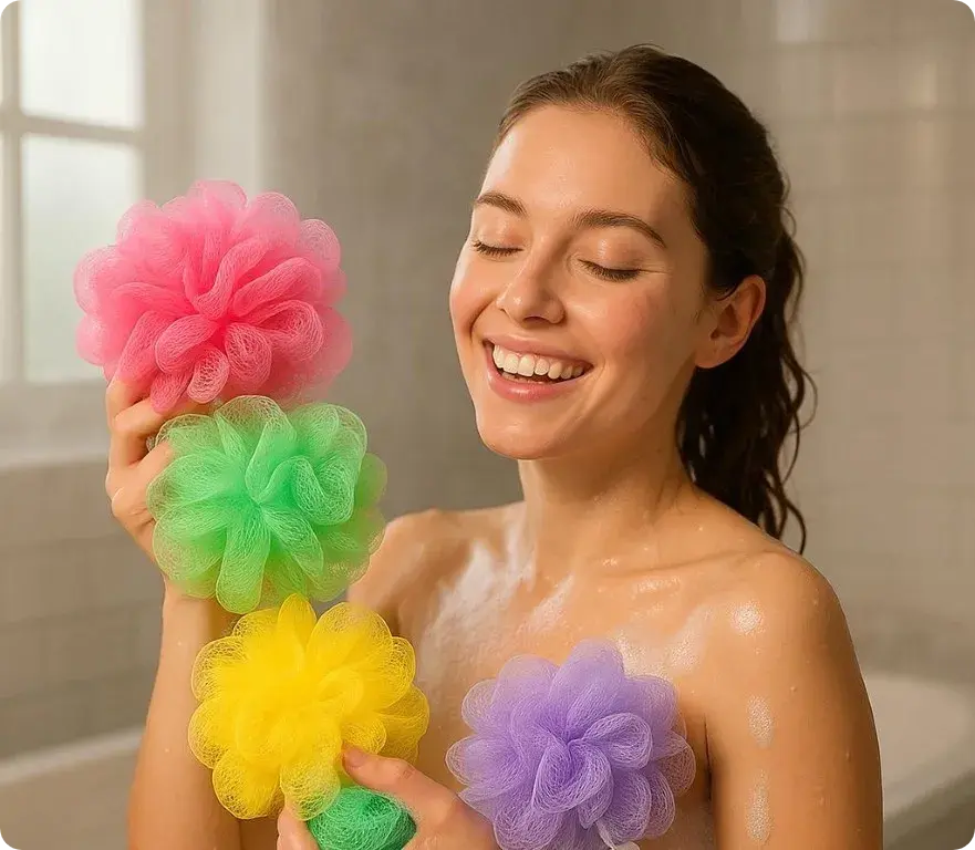 Bathroom Brilliance with NeatNest Loofahs