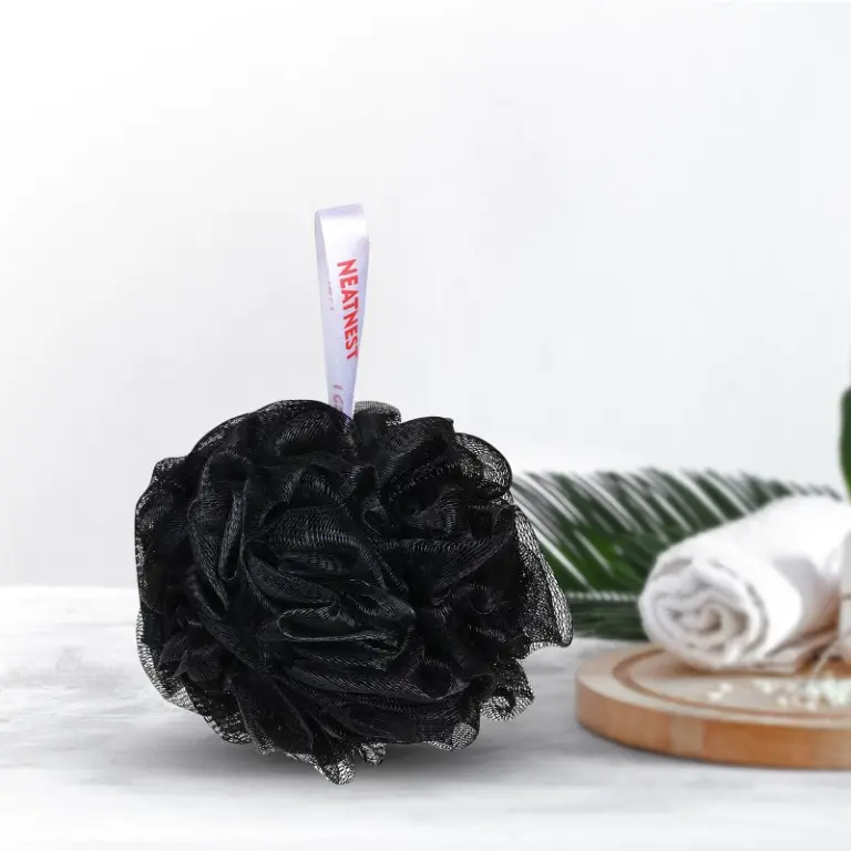 Bath Sponge Loofah (Charcoal Black)